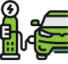 EV charging provides safe and efficient power to recharge electric vehicles for daily use.